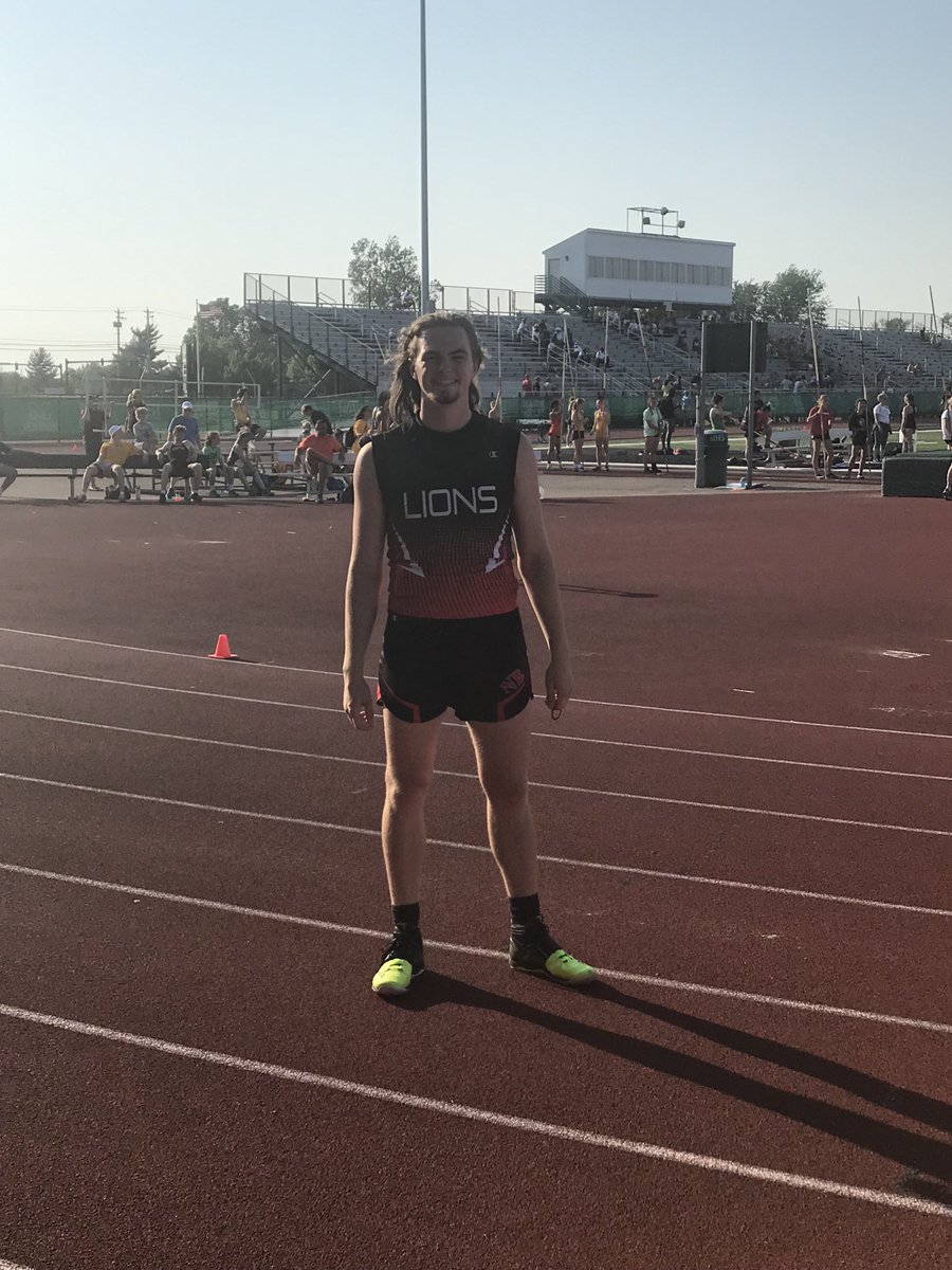 Our D1 District High Jump CHAMPION Mr. Justin Ackerman! CONGRATULATIONS JUSTIN! #NRPRIDE!