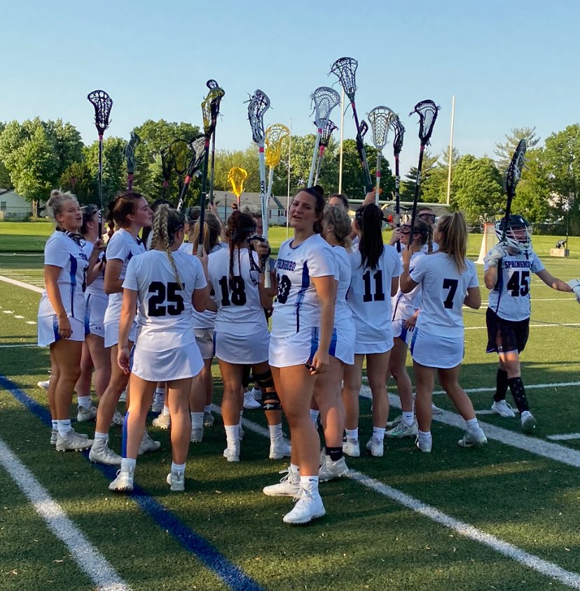 SpringboroHS_AP's tweet image. Girls&apos; Lacrosse leading Worthington 7-1 in Division 1 State Tourney 🐾 in first half. Let&apos;s go! @Springboro_SHS