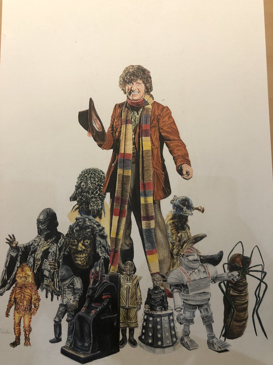 ConnorJAdkins's tweet photo. The centuries that divide me shall be undone. 

#DoctorWho #TomBaker #4thDoctor #Scaroth #DoctorWhoFanArt #DWArtistClub https://t.co/GGZ17v7a06