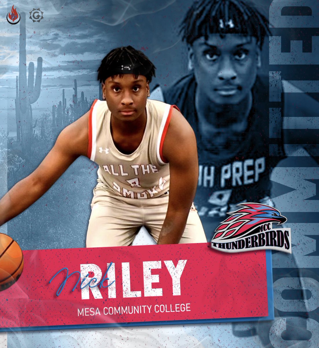 Congratulations to PHH Prep Fire Big Man <a href="/Nicholas22Riley/">Nicholas Riley</a> on His Commitment to <a href="/lesterballer/">Coach Lester Neal</a> / Mesa CC