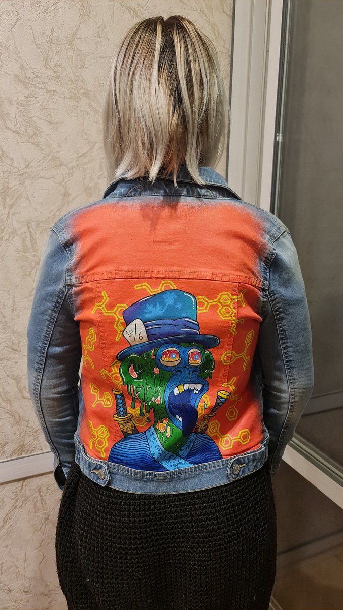 Hello, I made a handmade drawing on my jacket. I hope you like it, really like your project and would like to get into the whitelist. My ds - Bumblebee I Trippin' Ape Club#9119 <a href="/trippinapes/"></a> <a href="/CryptoniteApe/">psyilly</a> <a href="/FlippaNft/">Flippa.NFT</a> <a href="/FigHouse_/">Fig</a> <a href="/defigemhunt/">LYSERGIC {C̶U̶L̶T̶}</a> <a href="/KulbikC/">king kulbik</a> #TrippinApeNFT
