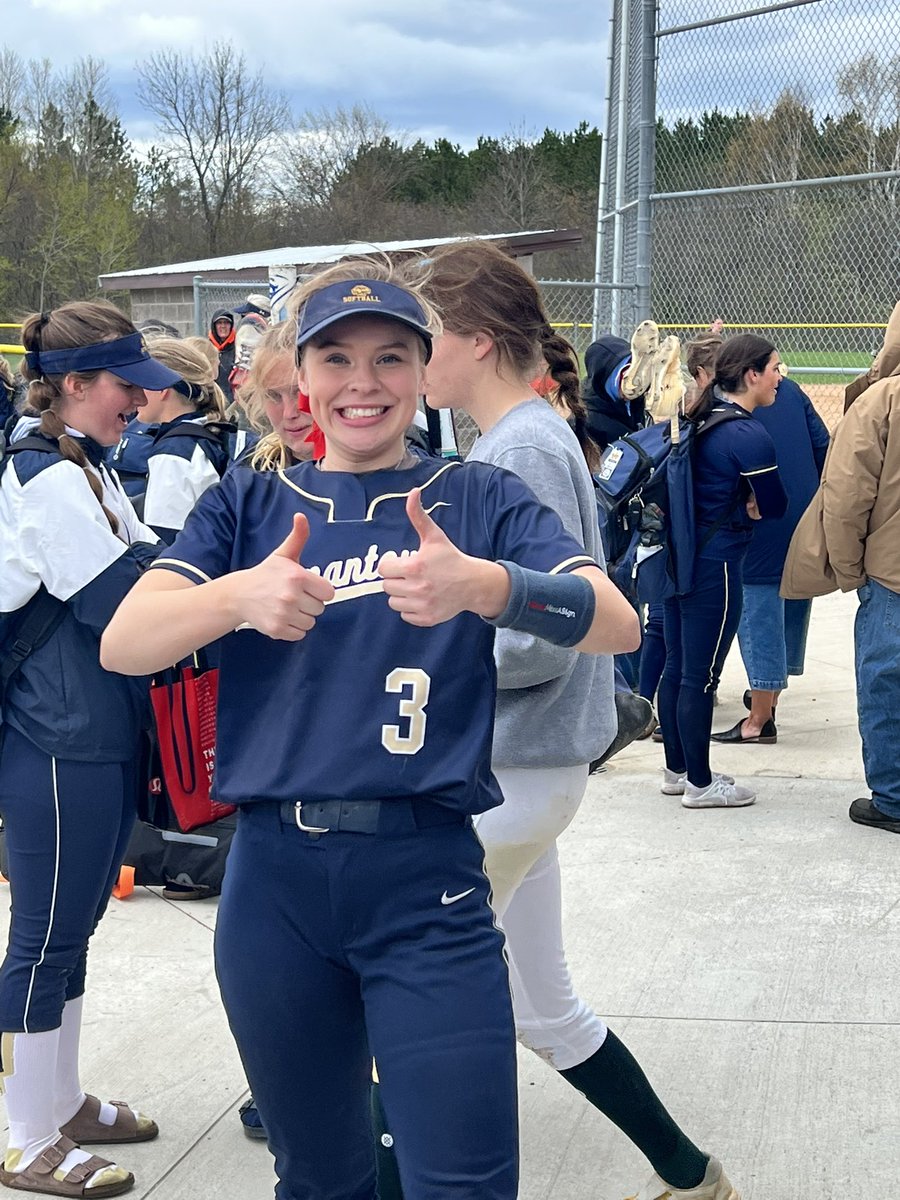 Huge win! 5-4 against Chisago Lakes! I ended up with having 17K’s with 5 walks! So excited for playoffs!! @Mission__FP @WTSoftball @MHalverson6 @SamAliSports @GCU_Softball @KBJR6news @FOX21Sports @AugieSoftball @UMD_Softball