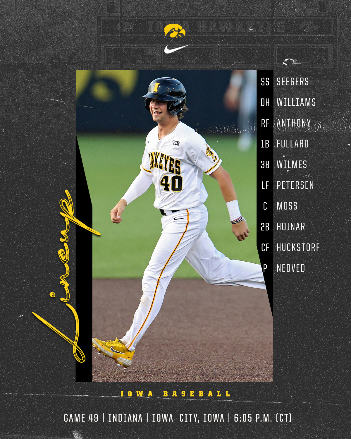 Iowa Baseball on Twitter "It's about that time at Banks! Hawkeyes 📍