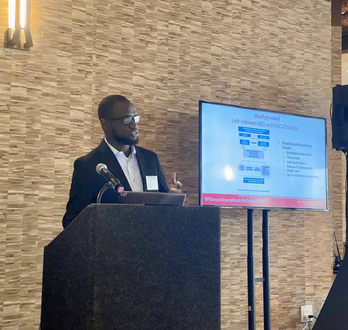 UmaMahadevanIBD's tweet photo. @IBDMD @CrnstnsHlth @MLongMD @Hherf @JamesLewisGIEpi @Realcecum @guthealthmd Six great presentations from our AIBD fellows. The last one here by @QuazimAlayo on arterial events in IBD. So much talent studying IBD! https://t.co/8pFh7U6GfT