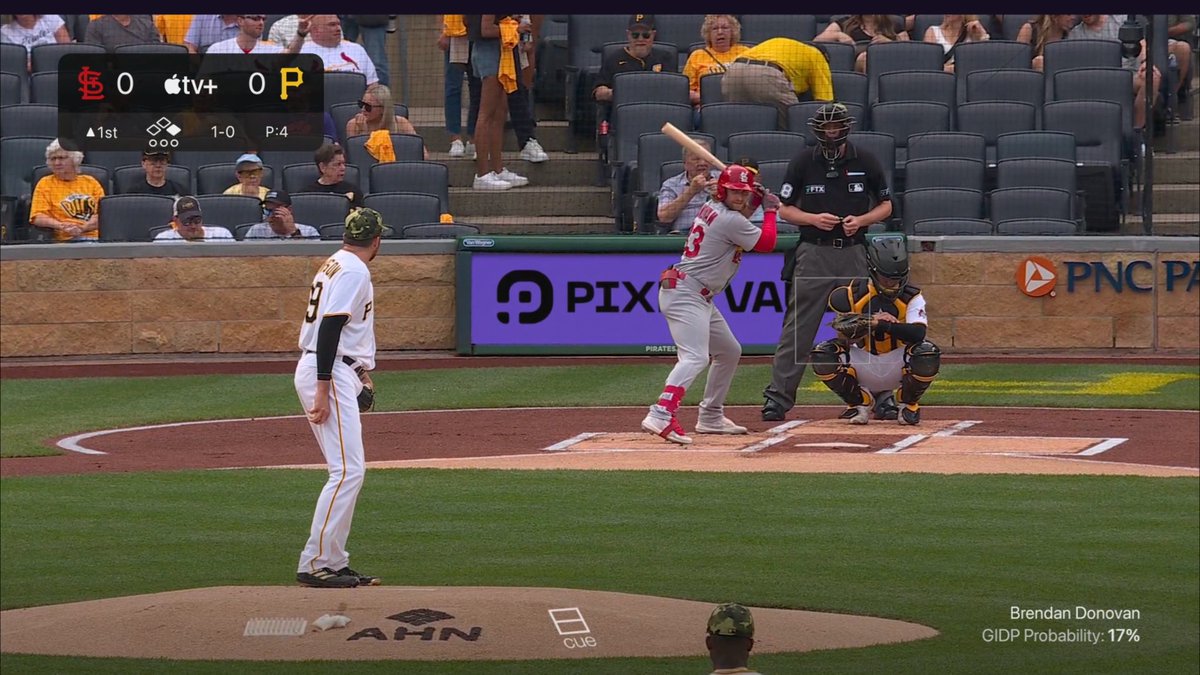 Take  ̶m̶e̶ ̶ us out to the ball game. 

👀