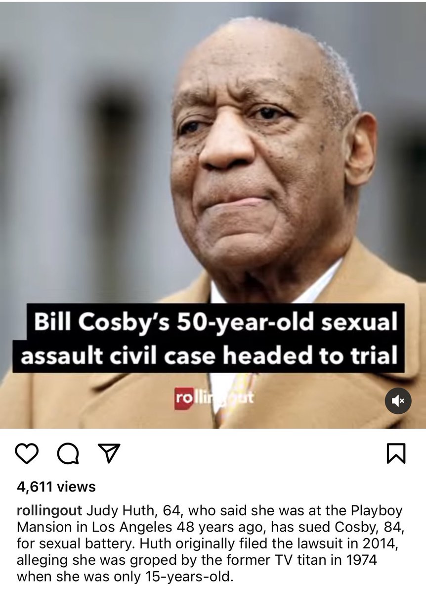 drboycewatkins1's tweet photo. #BillCosby is being sued by a woman who says he groped her at the Playboy mansion 48 years ago when she was 15 yrs old.  

Perhaps the person she should sue is the one who sent a 15 yr old child to a house of prostitution in the first place. https://t.co/UJP2DQQ5dB