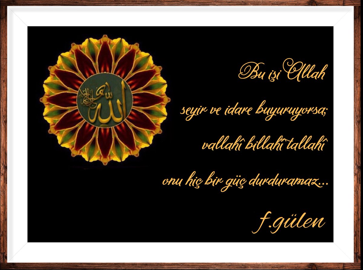 DrKudret's tweet photo. Bu işi Allah seyir ye idare buyuruyorsa; vallahî billahî tallahî onu hiç bir güç durduramaz... 
#FGülen https://t.co/Hzmx3hVNPe