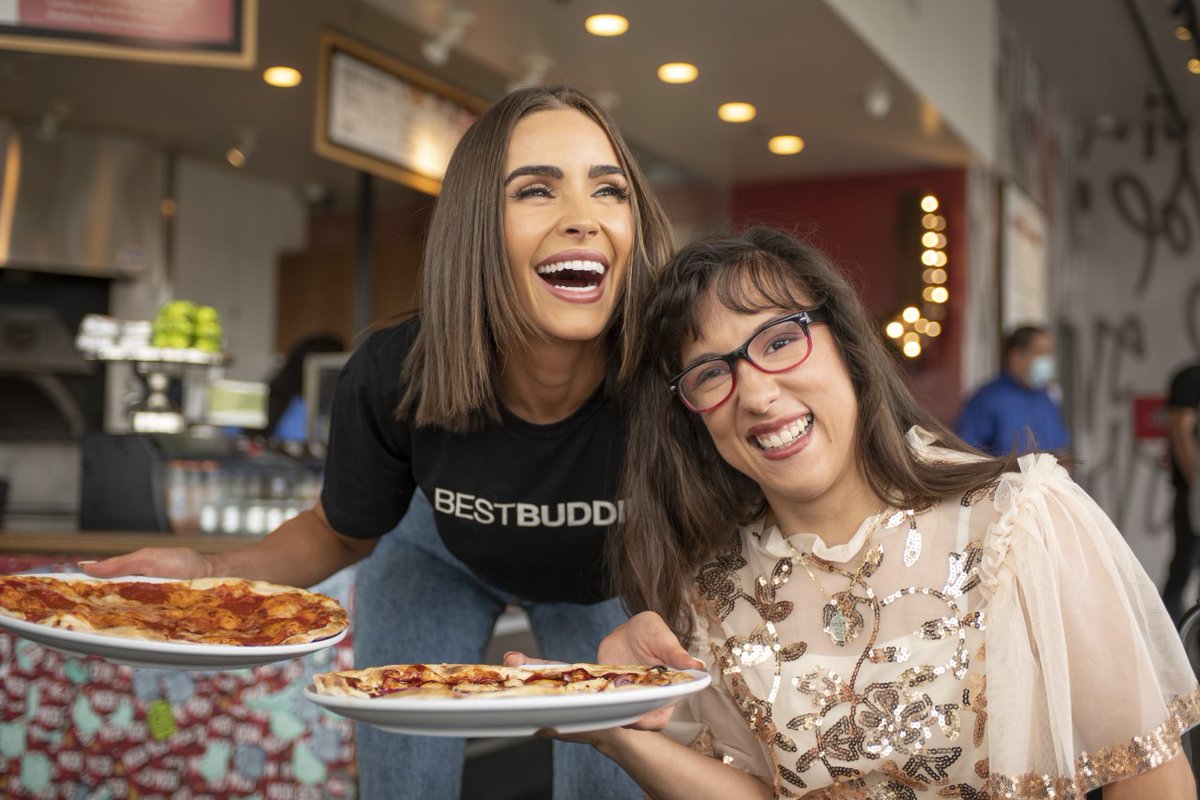 MOD Pizza (@modpizza) on Twitter photo What do we value? Removing employment barriers!
Special thanks to <a href="/oliviaculpo/">Olivia Culpo</a> for joining us to celebrate the launch of the MOD Value(s) Menu and our partnership w/ <a href="/bestbuddies/">Best Buddies</a> ❤️🍕
Learn more: modpizza.com/values-menu/ What do we value? Removing employment barriers!
Special thanks to <a href="/oliviaculpo/">Olivia Culpo</a> for joining us to celebrate the launch of the MOD Value(s) Menu and our partnership w/ <a href="/bestbuddies/">Best Buddies</a> ❤️🍕
Learn more: modpizza.com/values-menu/