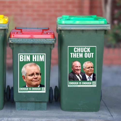 Don’t forget that today is the day we get to put our bins out. #AusVotes22 #FireTheLiarFromTheShire #AlboForPM #BinNight #ScottyFromCorruption #ScottyTheBulldozer