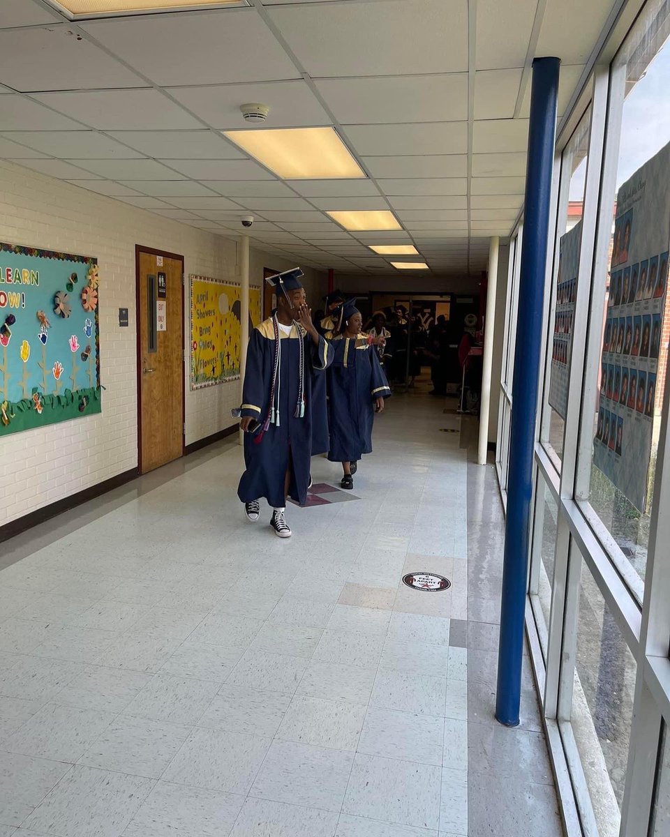 It’s a blessing to lead an elementary school long enough that you are able to see your first group of Kindergarteners as principal graduate! It was wonderful to have them walk the halls today and get excited about seeing their 5th grade pictures ❤️