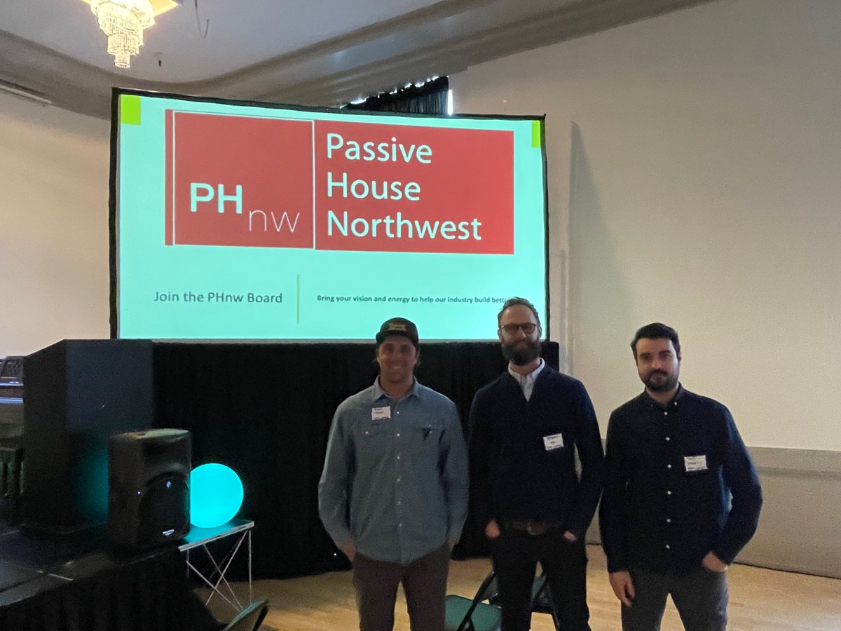 GreenCanopyNODE's tweet image. A few of our team members attended the Passive House + Panelization Conference today to socialize with the community and learn more about the rapidly growing panelization market! #passivehouse #greenbuilding #panelization