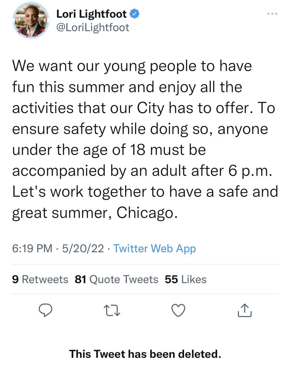 ScottPresler's tweet photo. Why did you delete this, @LoriLightfoot? https://t.co/7H5kqHAeHv