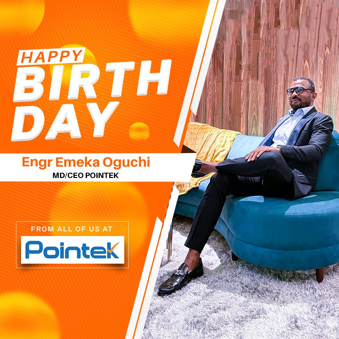 pointekonline's tweet photo. Happy Birthday to our amazing MD/CEO of Pointek @emeka_pointek

You've been a father, a friend &amp; the best gift that has happened to the mobile phone industry

Wishing you many more amazing years to come

Kindly follow his handle @emeka_pointek to celebrate the industry pacesetter https://t.co/YnBMI16gyz