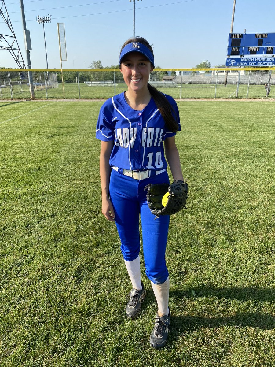 On Senior Night Andrea hit another homerun! Then tonight <a href="/shelby_smith38/">Shelby Smith</a> pitched a PERFECT game. Congrats ladies🥳