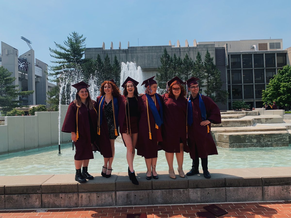 mostatebabs's tweet photo. look at our graduating babs 🥺😭 

since i’m one of them it feels weird to say “we’re so proud of you” but also i AM so proud of us - we did some incredible things here and i love these people so much 😭💞 https://t.co/KkChpB9jAV