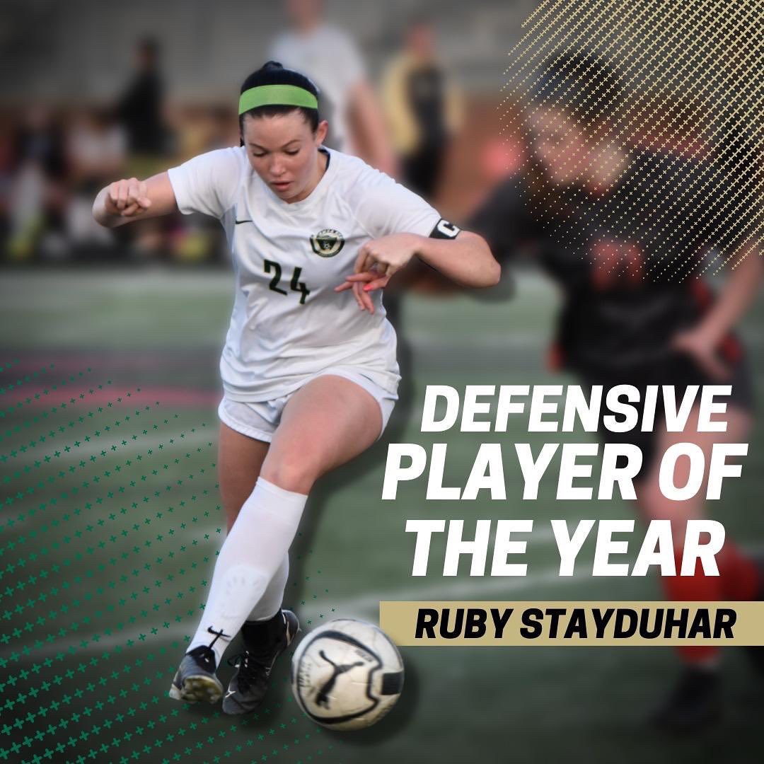 CRHS_GirlSoccer's tweet photo. Congratulations to this year’s winners!
Offensive Player of the Year - @sadiecommerford
Defensive Player of the Year - @RubyStayduhar 
Most Valuable Player - @sarahkatesexto1 
Coaches Award - 
@HoltShyann https://t.co/6J98NnLXV0