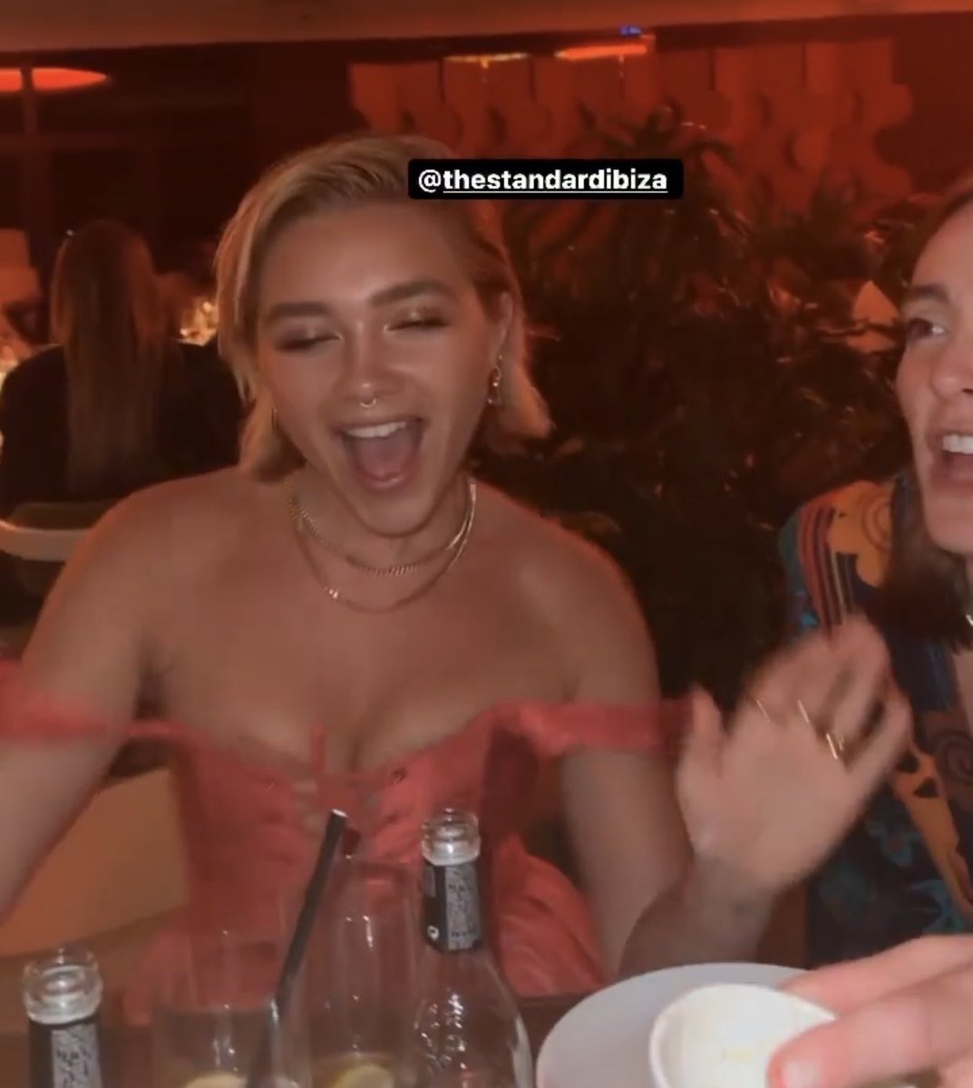 safepugh's tweet image. florence pugh : the loml.