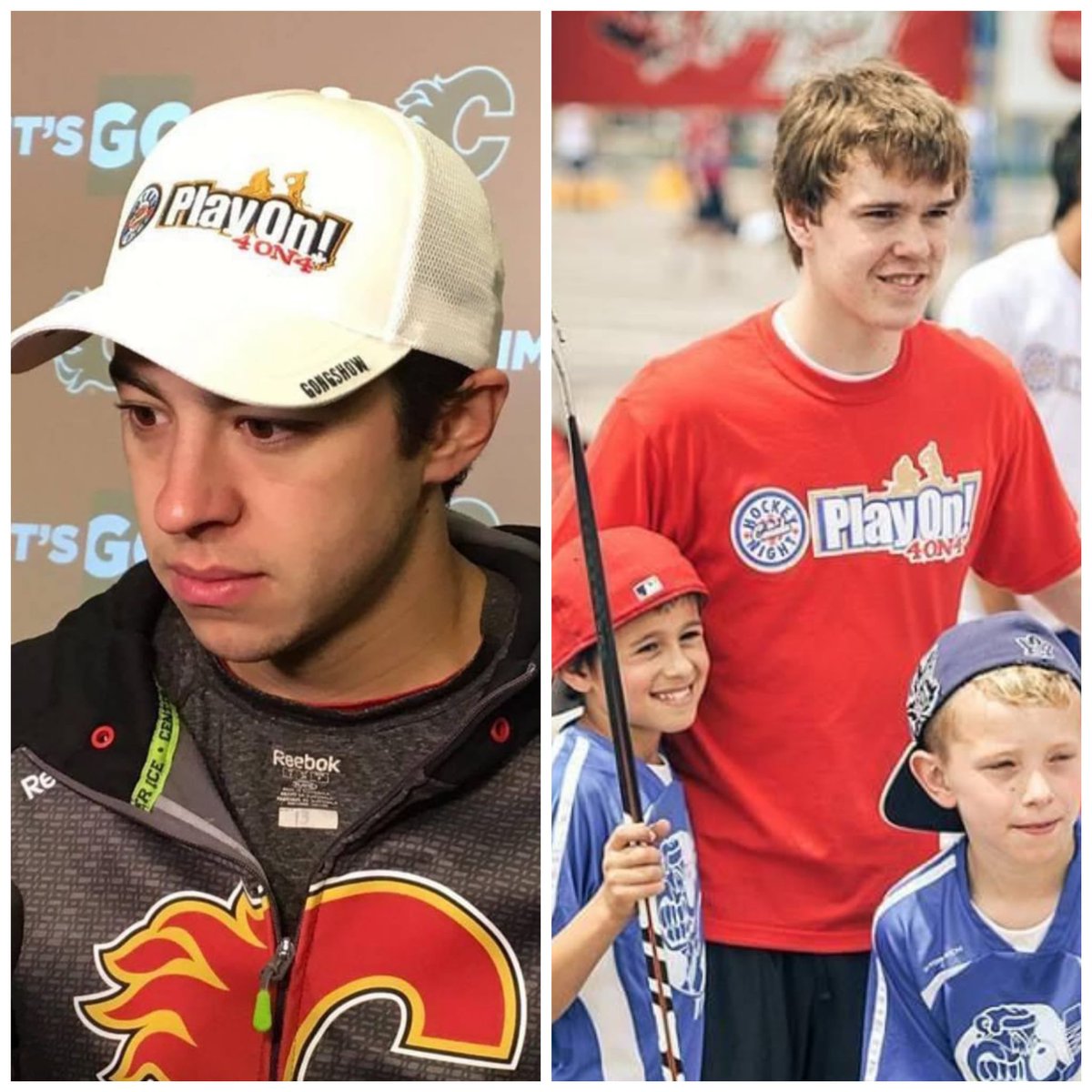 Battle of the <a href="/PlayOnCanada/">Play On! Canada</a> stars resumes tonight on <a href="/Sportsnet/">Sportsnet</a> Who y’all taking? <a href="/cmcdavid97/">Connor McDavid</a> or @johngaudreau03 #BattleofAlberta