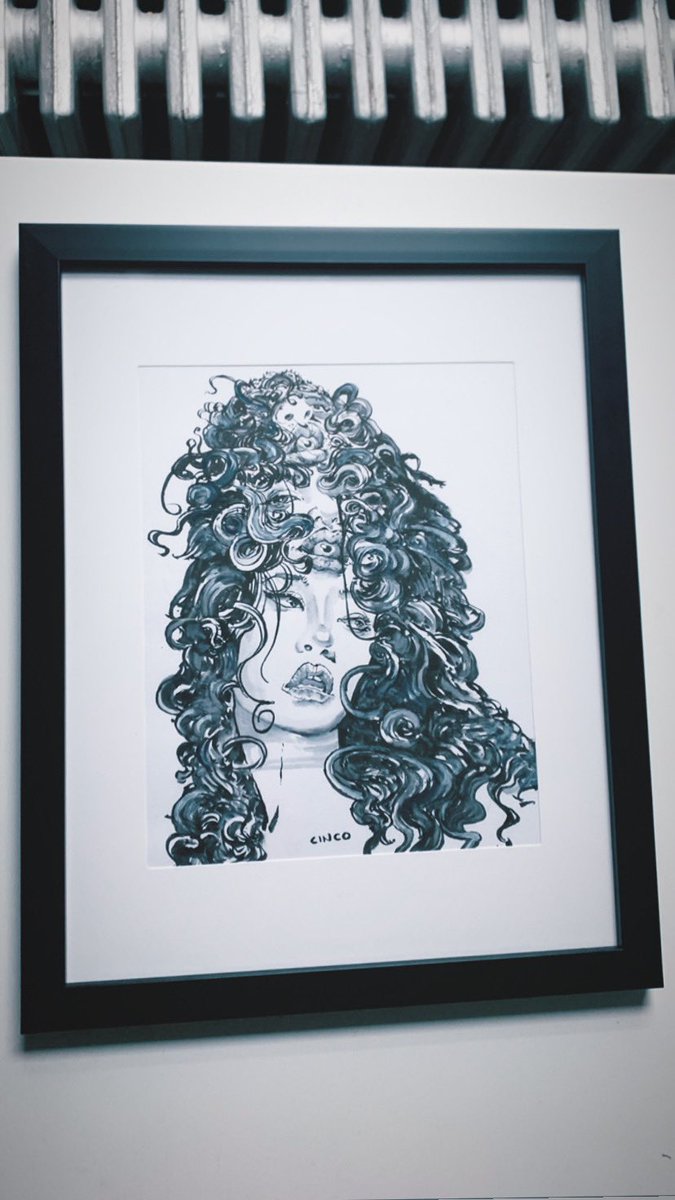 Ian_Cinco's tweet photo. Happy Friday everyone! Cranked out this new piece today for a group art show at the Brooklyn Art Cave next Friday. I call it CURLY.
#Art #ArtShow #Brooklyn #Bk #ArtOfBk #Erratica #InkWash #InkDrawing #Artist #CurlyHair #iLoveArt #ArtLover #ArtMaker https://t.co/YAo9DUQG04