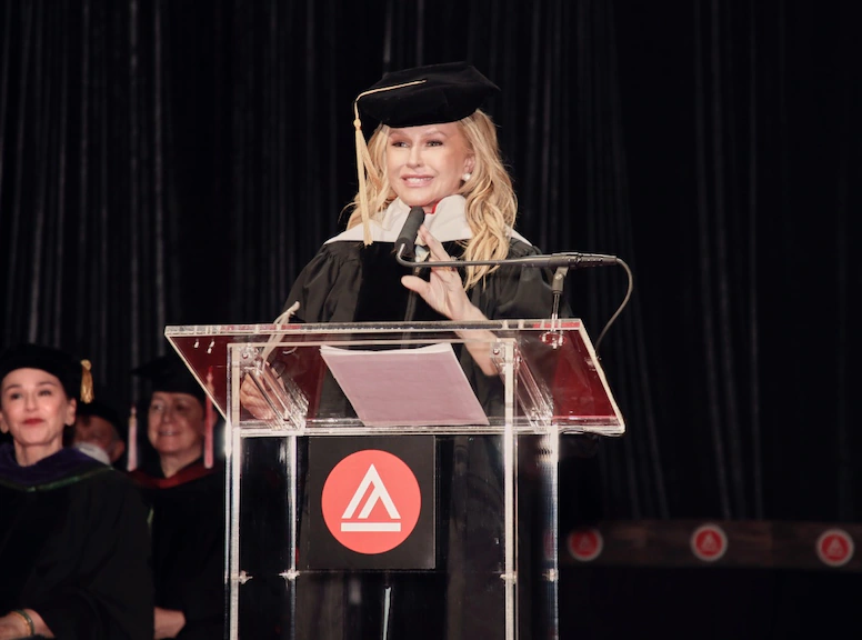 We are honored to award @KathyHilton with an Honorary Doctorate of Humane Letters! Congratulations 🎉 @enews eonli.ne/3PCYzWu