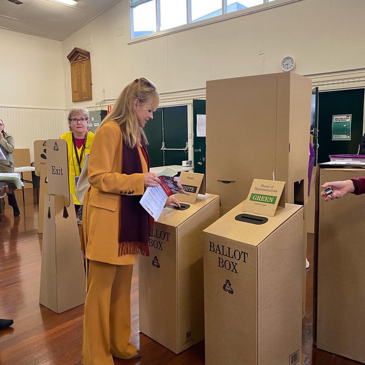 renshawcat's tweet photo. Just voted!

Northbridge Public School has a special place in my heart - all three of my kids went to this school and I’ve spent many a school assembly in this very hall. #AusVotes22 https://t.co/eIahKXGZSA