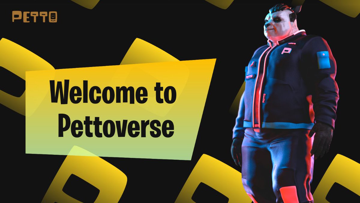 PettoIO's tweet photo. 1/7 Get ready to step in the Pettoverse🌀, decentralized open world for creators and players with fun filled experiences.
Details: https://t.co/v88mF0BeJ0

More in🧵

#metaverse #nft #PlayToEarn https://t.co/lXI7TTJWm3