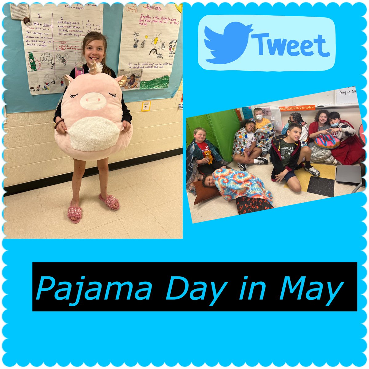 4mrsrich's tweet photo. “Mrs. Rich, Since it’s Reading Under the Stars Day, we should wear our pajamas!”Thanks for giving us the thumbs up 👍🏾@MichellePete75!
@warrenschools
#LincolnPrideWCS
#theykeepmeyoung🤣🤪 https://t.co/nJZzFArvFn