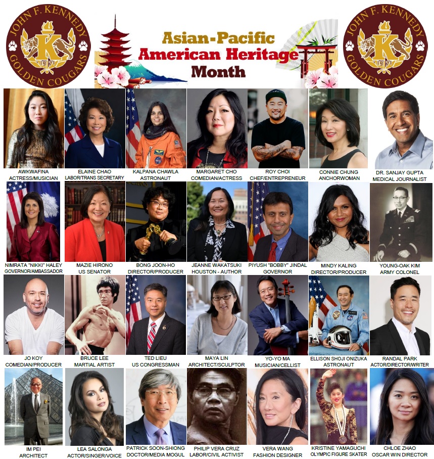 Kennedy celebrates Asian Pacific Heritage Month