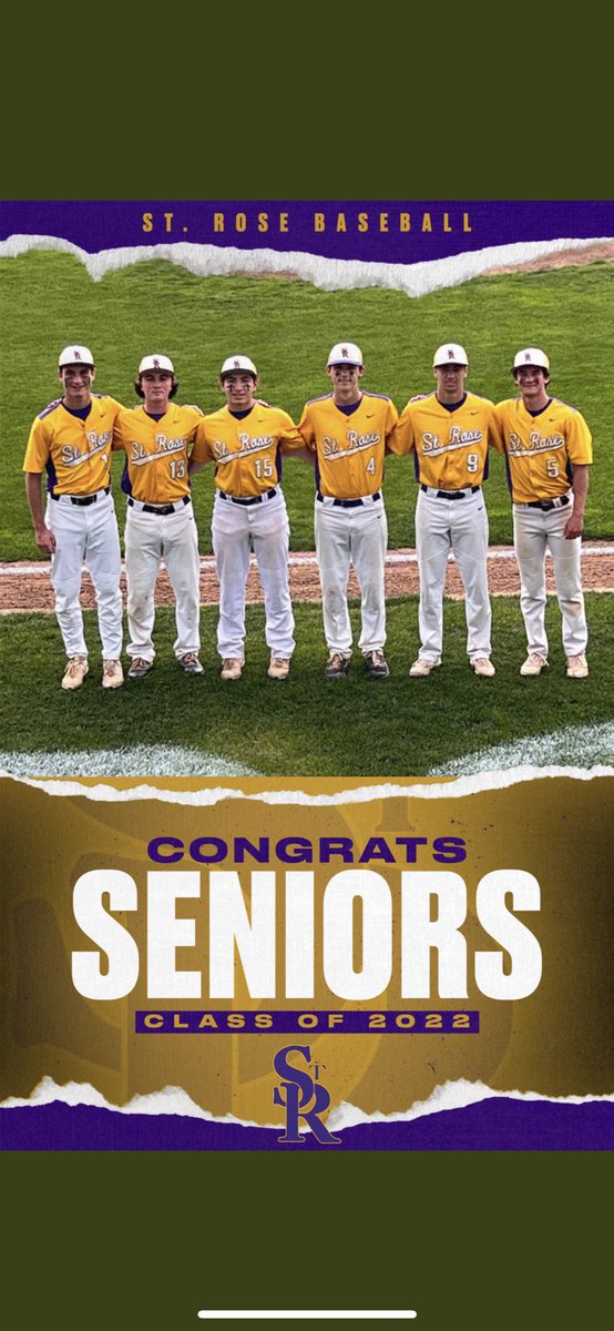 StRoseAD's tweet photo. ⚾️ Baseball: Today is Senior Day! Congrats to our seniors (L to R) Zach LaVigna, Matt Gowen, Tom Schmidt, Tom Clays, Chris Tallarico, and Ryan Rogers and good luck today against Point Beach! #letsgoroses @StRoseBB https://t.co/Uwnk3iDjw7