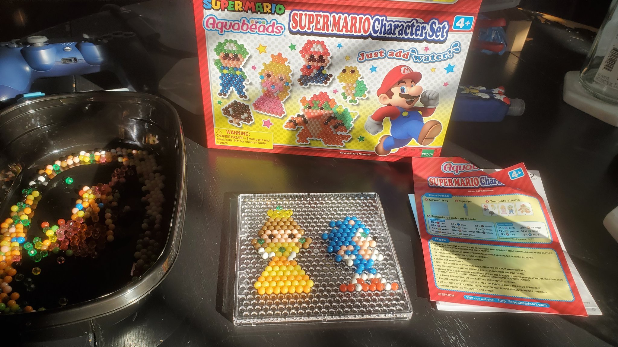  Aquabeads Super Mario Character Set Additional Beads