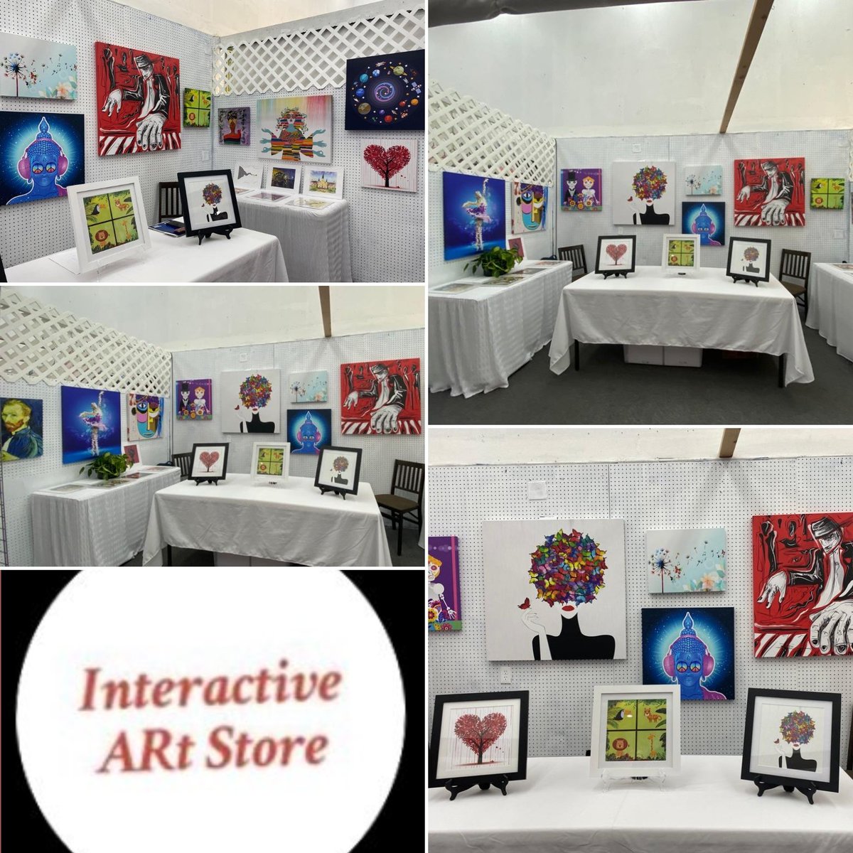 InteractiveAr10's tweet photo. We are still here @FSwapmeet Las Vegas! Come see us at booth #A-05 and experience a new way of art #art #artwork #LasVegas #interactiveart https://t.co/iivob3IcAK