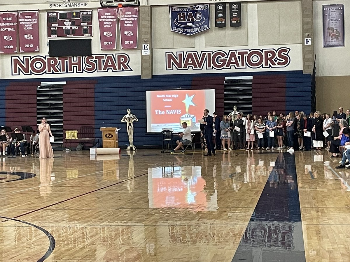 SarahSalem45's tweet photo. . @lnshigh NAVI awards! Students received awards for attitude, dedication, or academics. Teachers received awards (from the student body) for funniest, most enthusiastic and walking encyclopedia! Too many hugs and fist-bumps to count! Our @LPSorg schools are amazing places! https://t.co/1zrvCwNqnx
