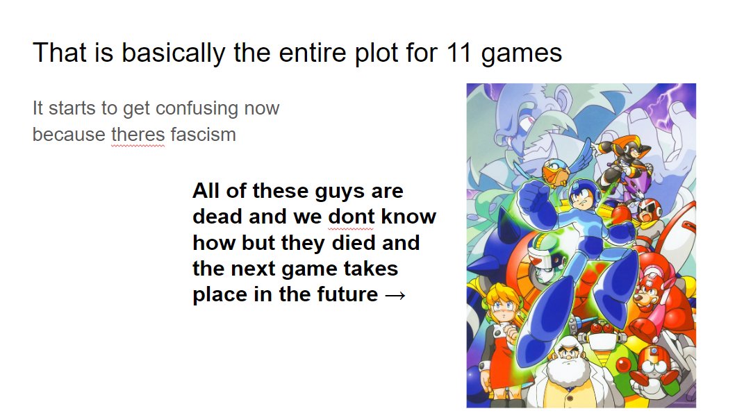 uhgoose's tweet photo. slides from my megaman lore presentation https://t.co/s9aaJrhtxx