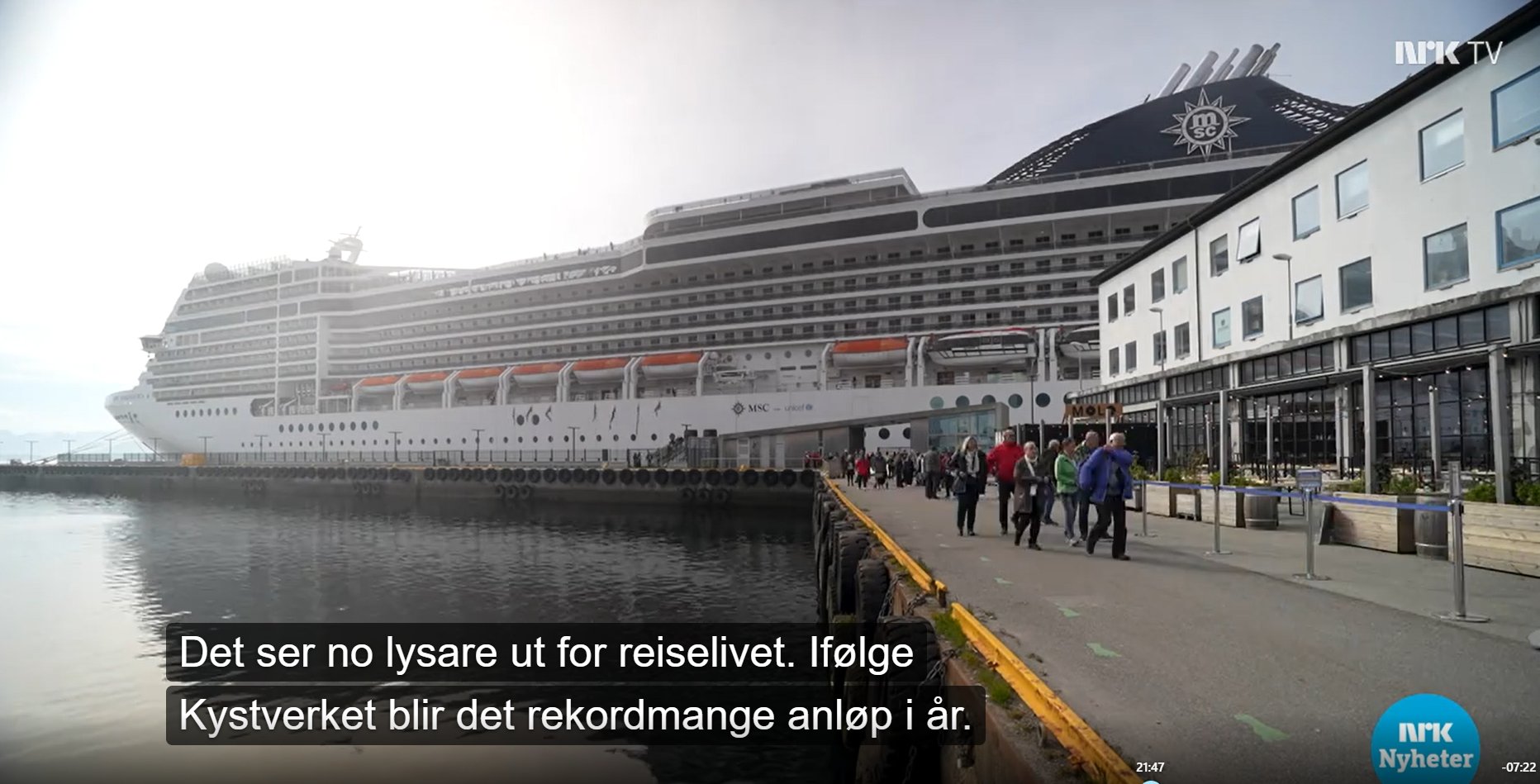 ノルウェー夢ネット 今年の夏はついに海外観光客が戻ってきたノルウェー ベルゲン オーレスン スタヴァンゲルには大型クルーズ船が数多く寄港 多くの海外観光客がノルウェーの自然を満喫しています ヨーロッパ内は移動が簡単で羨ましいですね