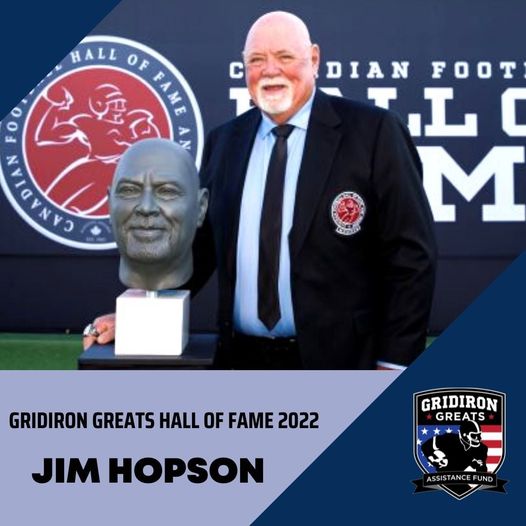 CFL_Alumni's tweet photo. Tonight Jim Hopson will be inducted into the Gridiron Greats Hall of Fame. Congratulations on this well deserved honour Jim! 
#cflaa #gridirongreats #ridersalumni 
@RidersAlumni https://t.co/ITYP3Bsjdn