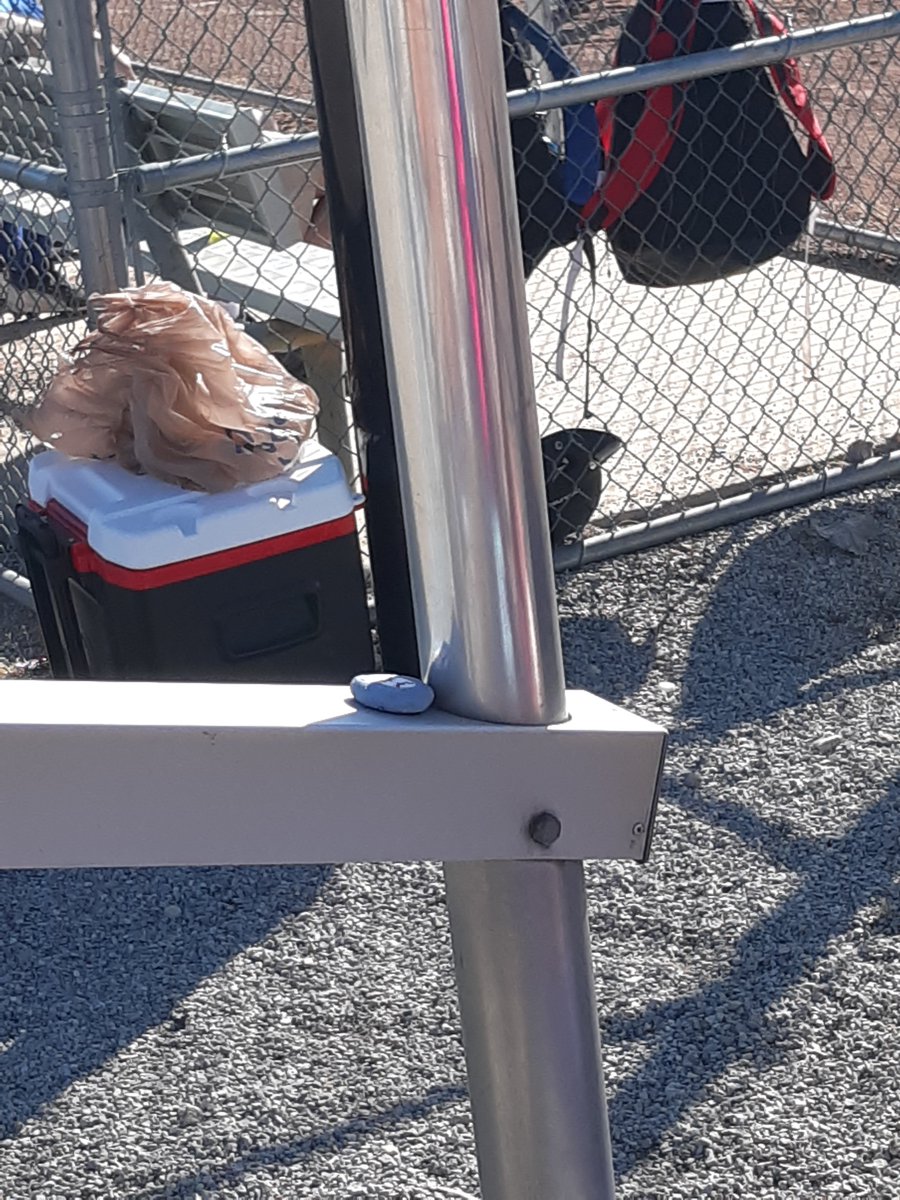 rckingrocks's tweet photo. Baseball rock hidden by my nephew at his older brother's baseball game in Hilliard, OH on Sat 5/14/22. It was found &amp; posted on FB &amp; will be hidden again. #baseball #rcking https://t.co/4QwytiY47n