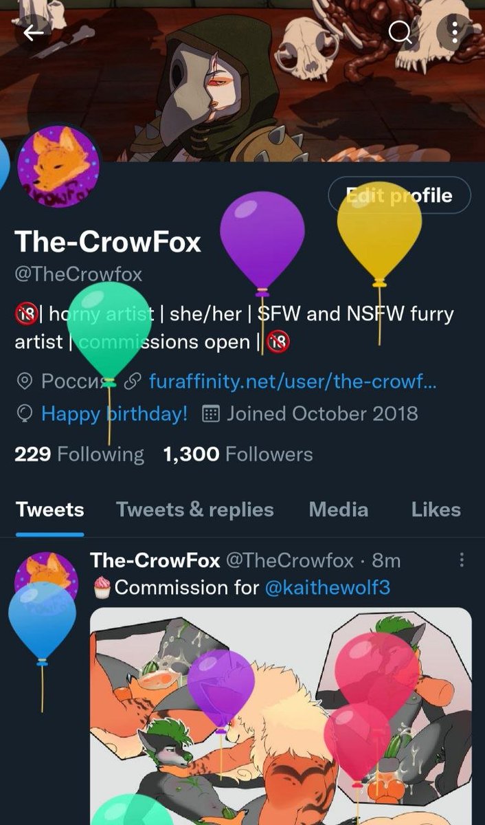 TheCrowfox's tweet photo. Yay, birthday day :3 🎂🍸🎉 https://t.co/UOM4G5POEn