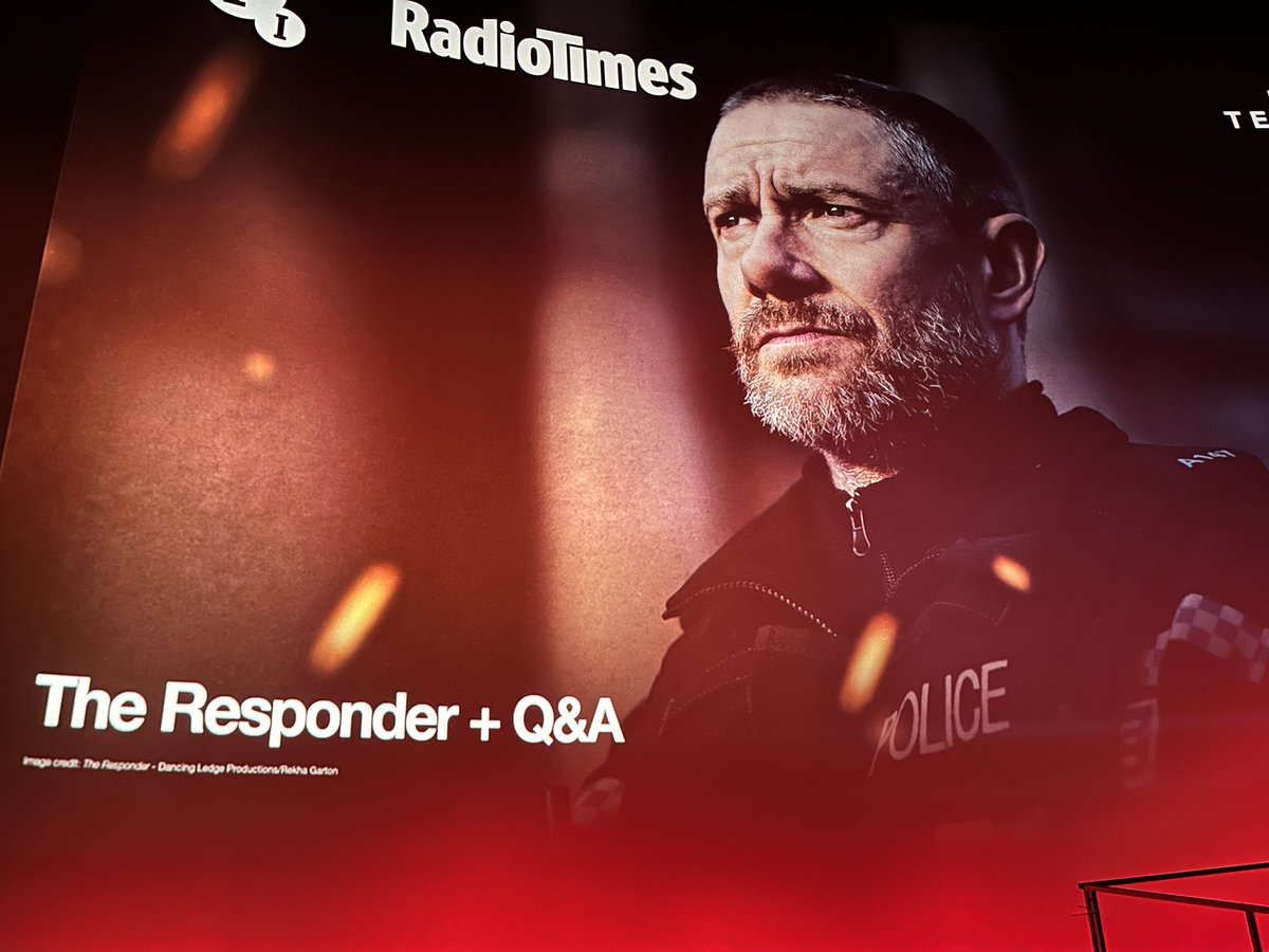 Great night at the @BFI hearing #martinfreeman, @tonyshoey + @laurencejbowen speak about #TheResponder Top show if you haven’t seen it either.