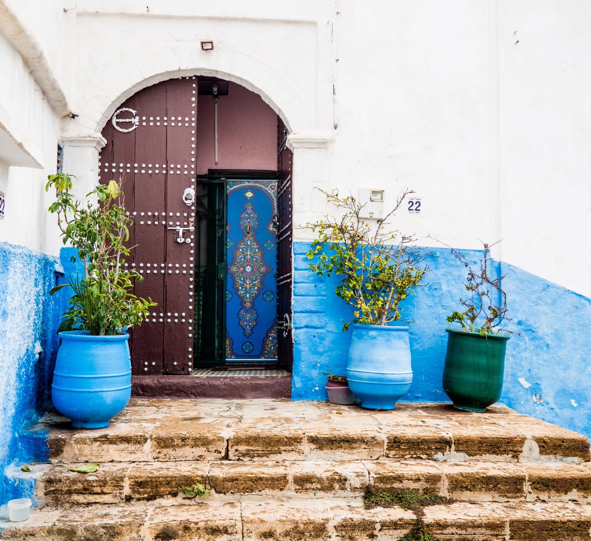 BLZ117's tweet photo. #Moroccan_cities 
the blue city https://t.co/Ku1IT8gAWl