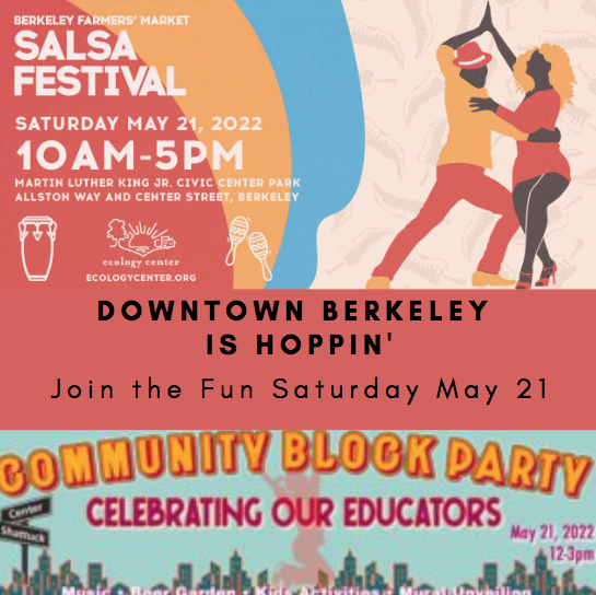 BCM_TV's tweet photo. BCM is going to be filming both of these community events. Be sure to pop by for some dancing at Civic Center Park and the unveiling of a new mural downtown Center and Shattuck by the BART plaza
#Berkeley #BCM #AccessTV #Community https://t.co/hw3YXqGxmA