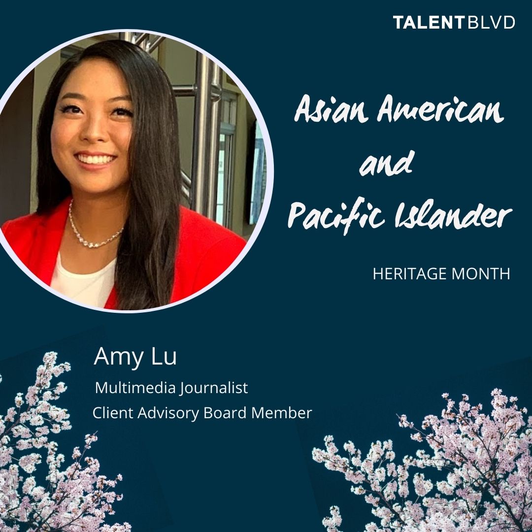 TalentBlvd's tweet photo. Client Advisory Board Member and Multimedia Journalist, @amylunews writes about the efforts made to bring AAPI representation to newsrooms everywhere. Read the article here: https://t.co/r7RIPt42nN
 #AAPIHeritageMonth https://t.co/JFiSi3nk0E