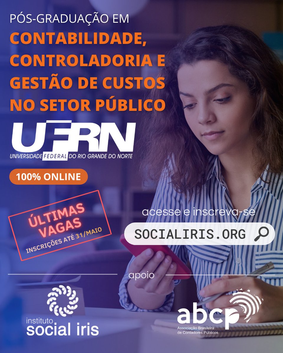 SOCIALIRIS's tweet photo. Aprenda com os maiores especialistas da área!

📝 INSCRIÇÕES ATÉ 31/MAIO
• Acesse https://t.co/iGY3BiRJ9b

#PosGraduacao #Contabilidade https://t.co/LTVrcuzSuB