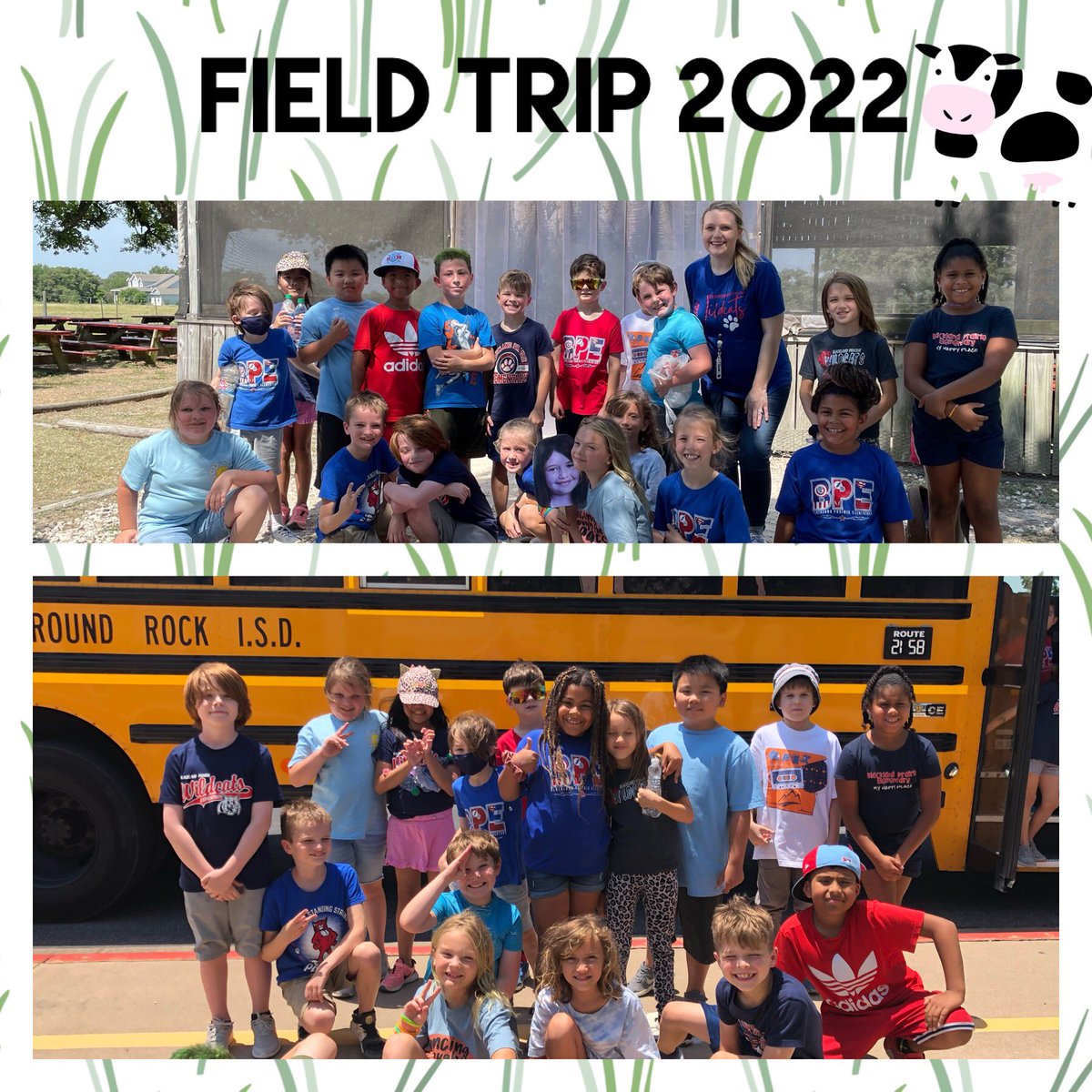 mrsleatherman2's tweet photo. We had our 2nd grade Field Trip yesterday and Wellness Day today☀️🕶🛝 We are exhausted but had SO much fun!!! #bpecats @BPEWildcats @BlacklandPTA https://t.co/W3L03KQcIw