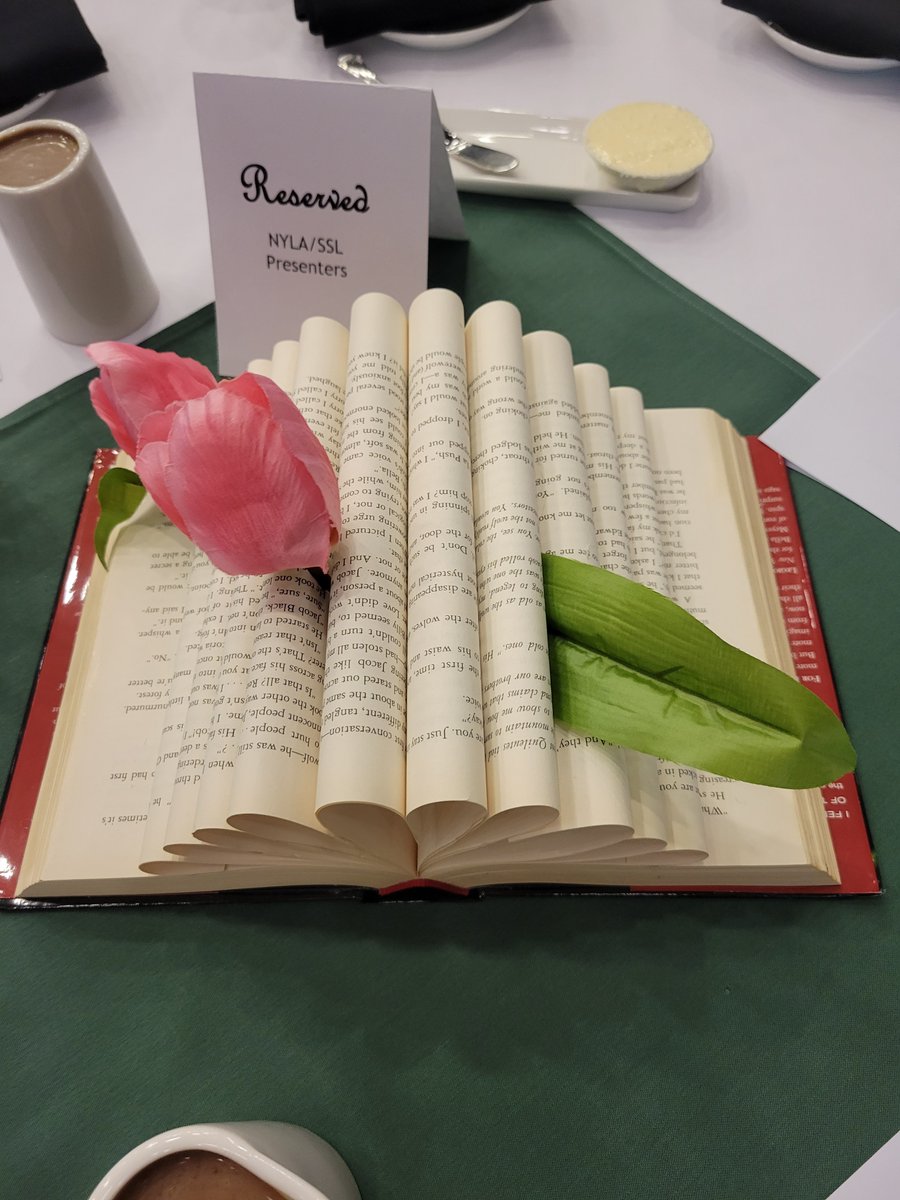 NW_Librarian's tweet photo. The #NYLASSL22 centerpieces are a) on theme and b) adorable 

#rebootrefreshreimagine https://t.co/3CBASfrsw7