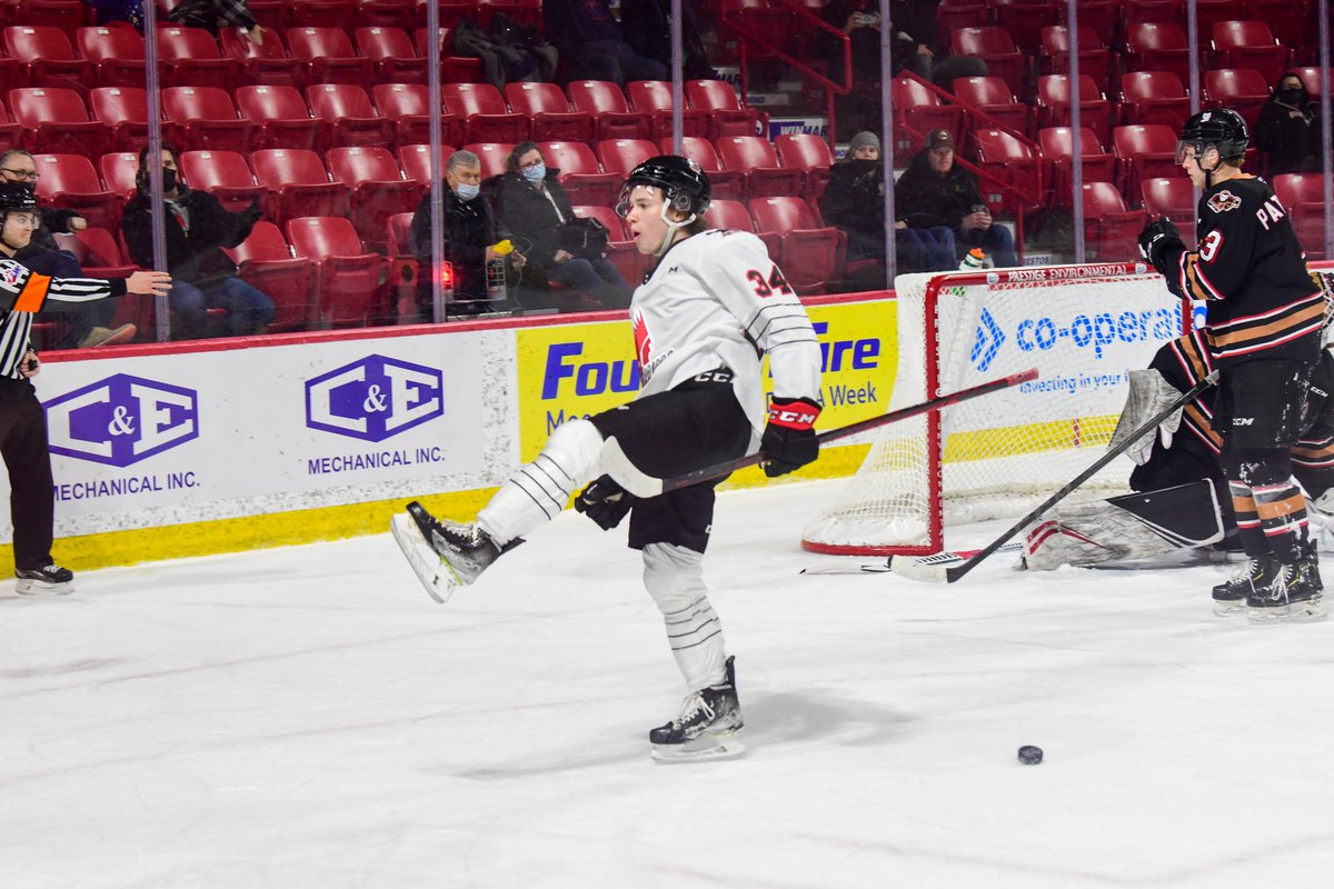 MJWARRIORS's tweet photo. Cordel Larson joined the Warriors at the WHL Trade Deadline in January.

While his time in Moose Jaw was only a fraction of his WHL career, Larson made an impact on the Warriors.

Read more: https://t.co/aPg3yS0uQ7

#WeAreRelentless | @cordel_larson https://t.co/XeM9Rj6RvB