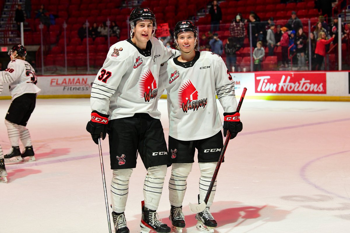 MJWARRIORS's tweet photo. Cordel Larson joined the Warriors at the WHL Trade Deadline in January.

While his time in Moose Jaw was only a fraction of his WHL career, Larson made an impact on the Warriors.

Read more: https://t.co/aPg3yS0uQ7

#WeAreRelentless | @cordel_larson https://t.co/XeM9Rj6RvB