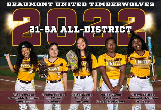 Beaumont United Timberwolves Softball tweet media