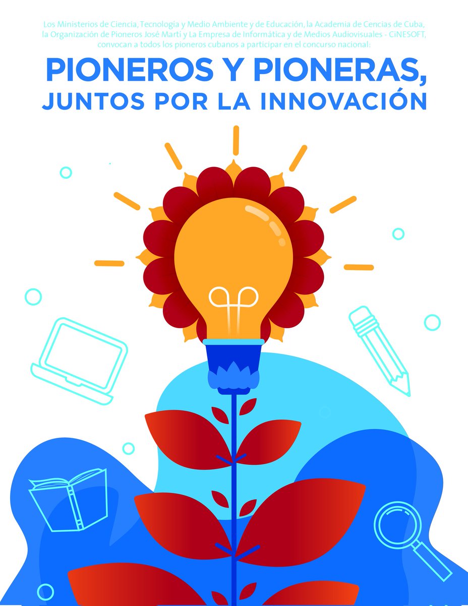 MaraLui85005402's tweet photo. 🚀👫Se realiza lanzamiento del concurso infantil:
"Pioneras y pioneros, juntos por la innovación"
Participó nuestra ministra @citmacuba @ElbaRosaPM @CedenoPazo @OPJMCuba @CubaMined, Dra.C. Lesbia Cánovas,@ivarreto @CinesoftCuba @ColmenitaDe #PequeInnova
@DiazCanelB @InesMChapman https://t.co/BaU3BmPJOR