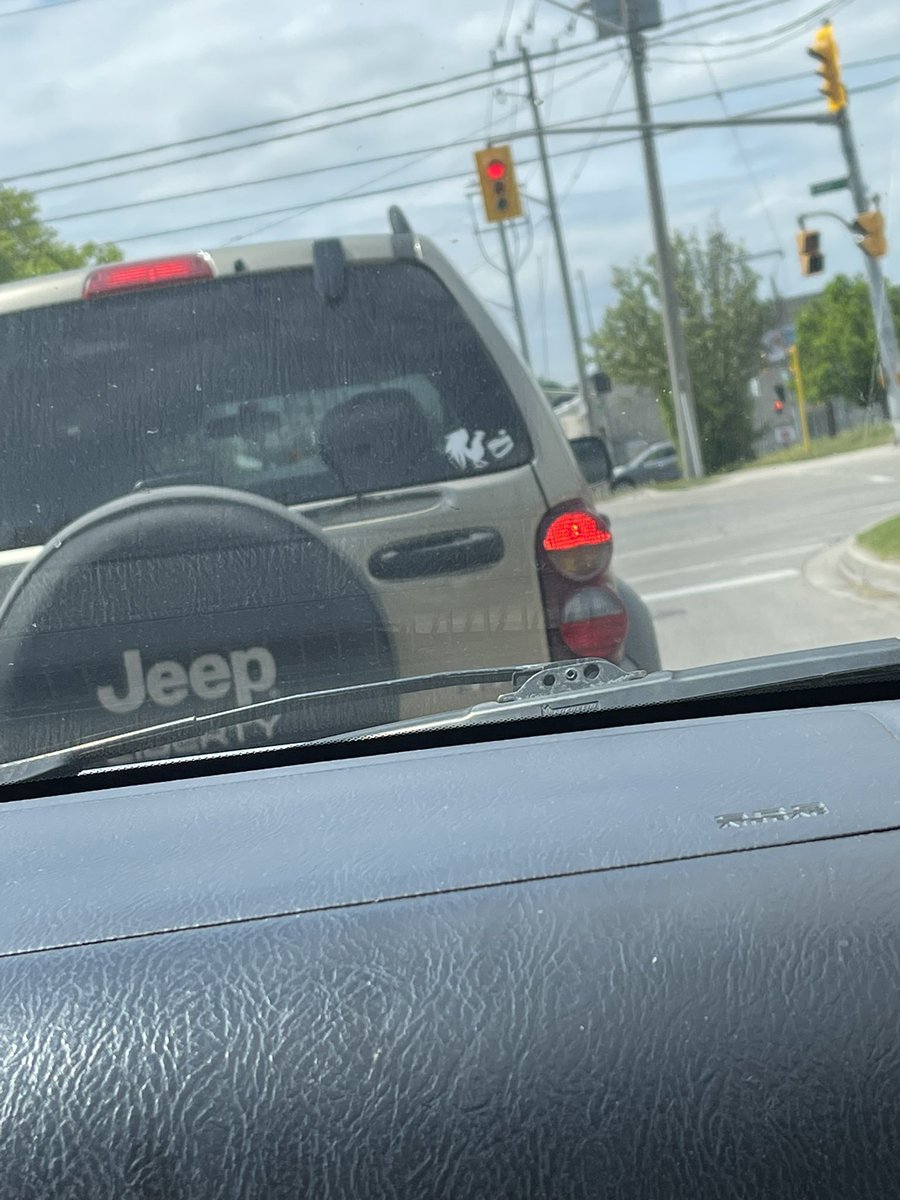 HallowedDevil's tweet photo. Car in front of me this afternoon had a @RoosterTeeth sticker on the window we love to see the Canadian support 😂 https://t.co/evFWPJwt07