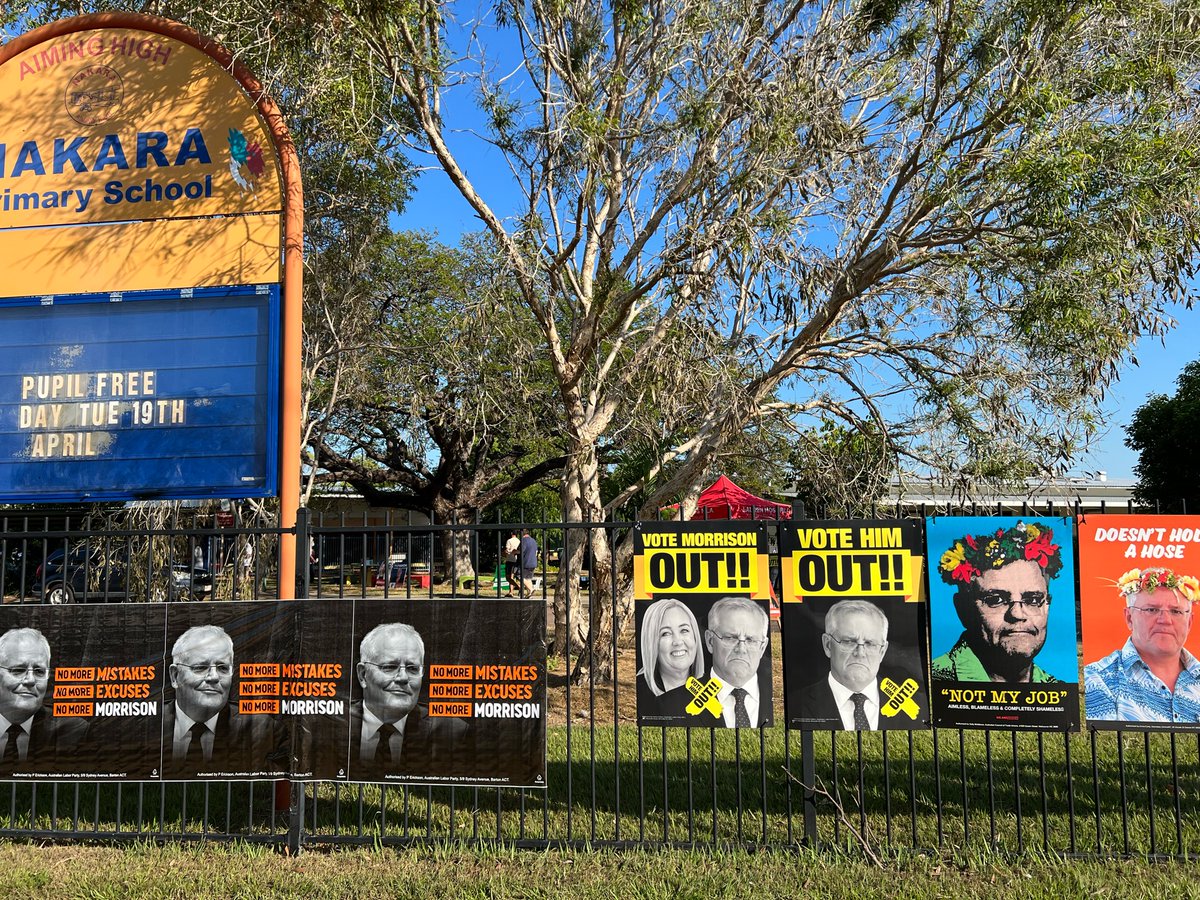 sarascrutton's tweet photo. Truth and facts on display at #Nakarabooth #Solomon #DarwinNT #AusVotes221 #votelibsout https://t.co/NlbpB5UsGw